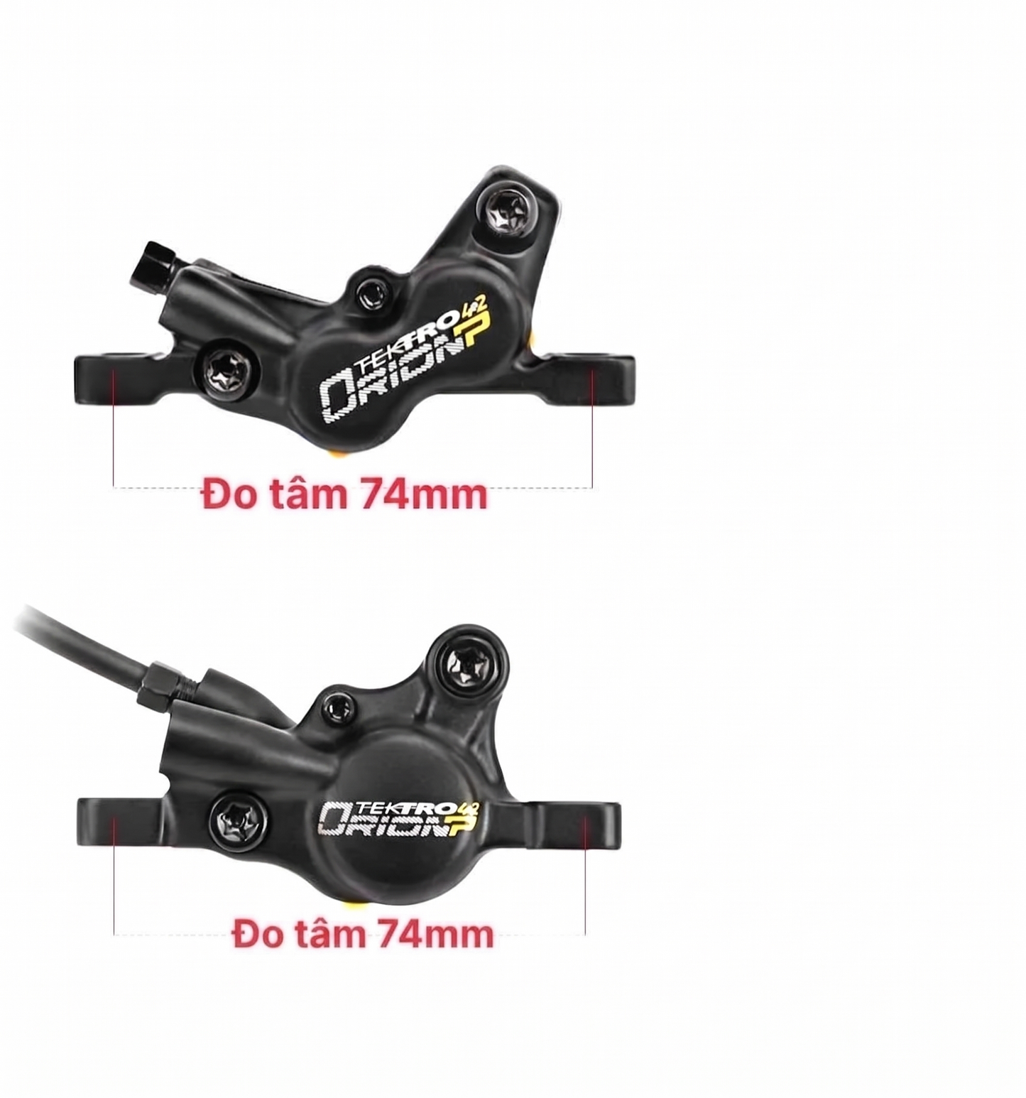 Tektro Orion 4+2 Piston Premium Hydraulic Disc Brake Set