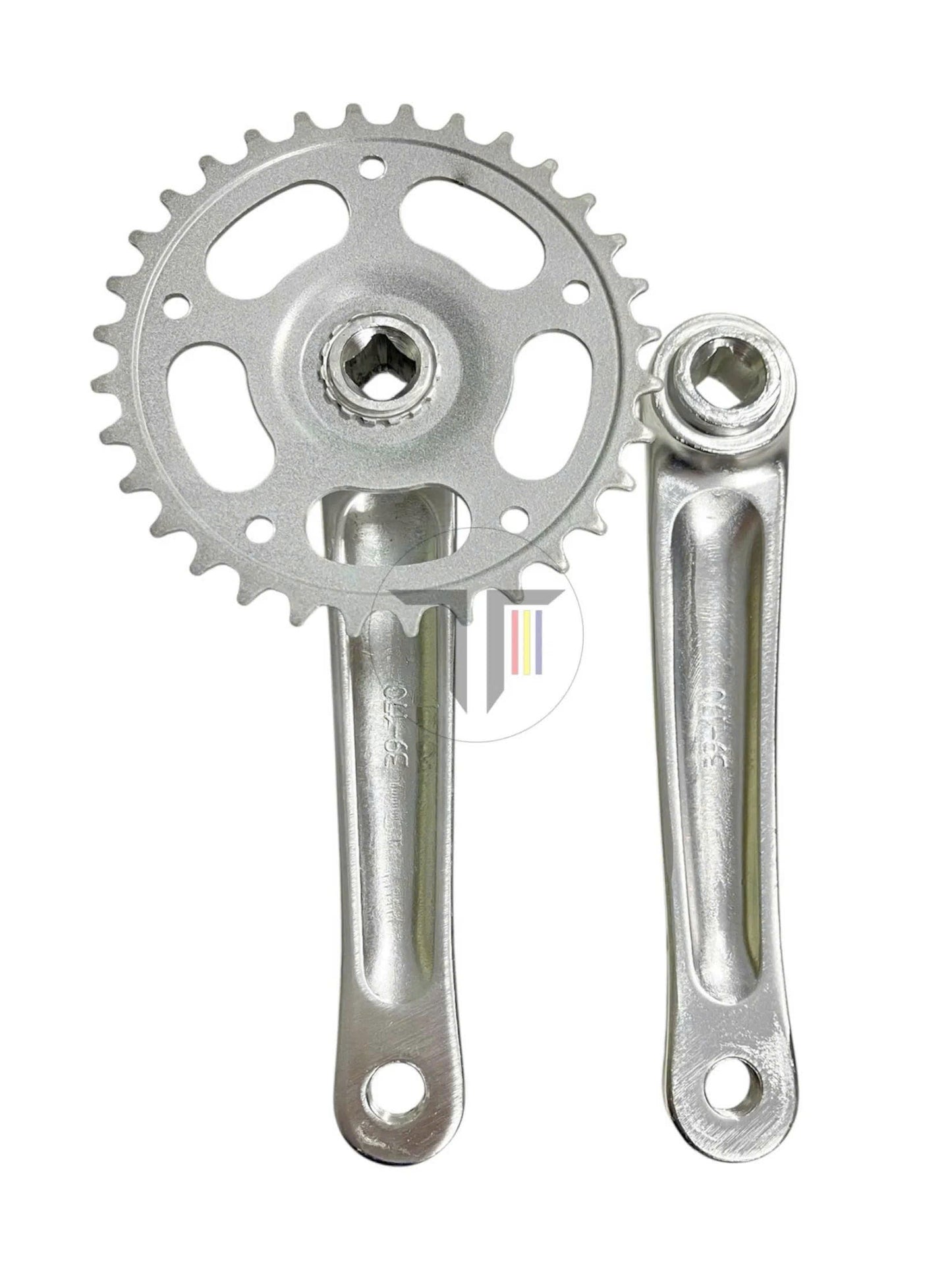 Silver Bicycle Crankset 32T-170mm, Imported from Taiwan