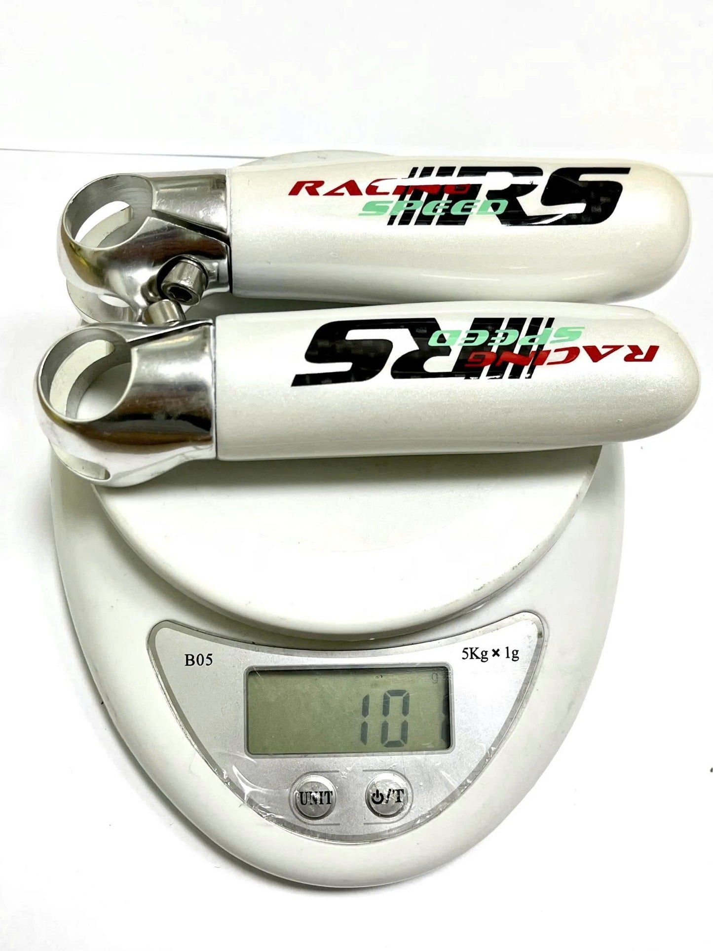 Racing Speed Carbon Fiber Bicycle Bar Ends - 12.5cm "Bull Horn" Extension