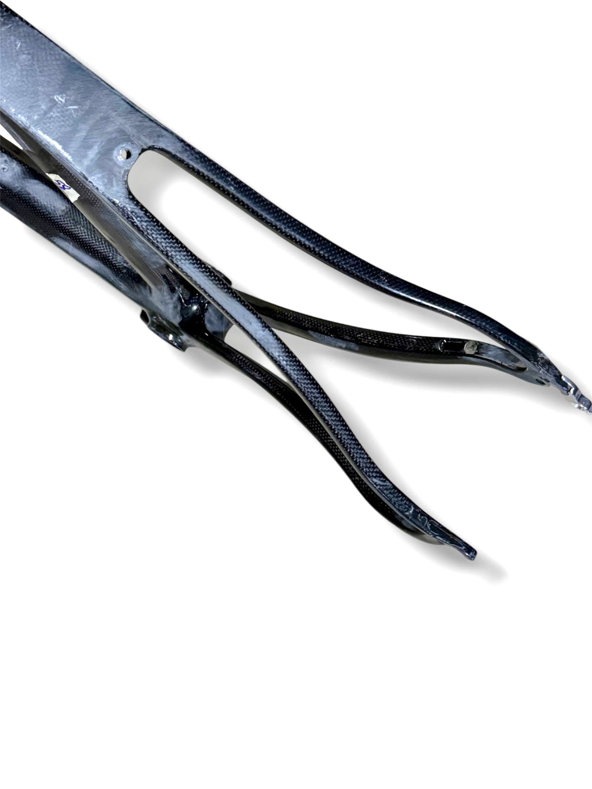 700C Raw Carbon Road Bike Frame (Seat Tube 58cm / Top Tube 56cm) - Style 9 (FORK NOT INCLUDED)