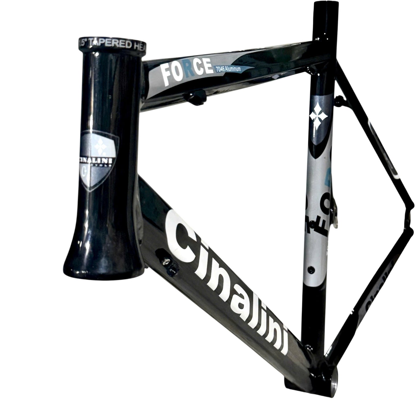 Cinalini frame for 700c Road bikes, two colors: Matte/Full Black and Full Red