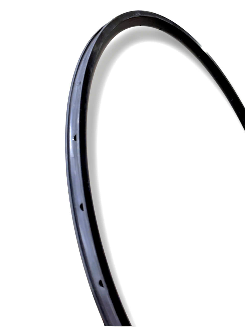 00C Carbon Bicycle Rim - V-Shape, 20mm Depth, 13mm Inner, 27H, Raw Finish