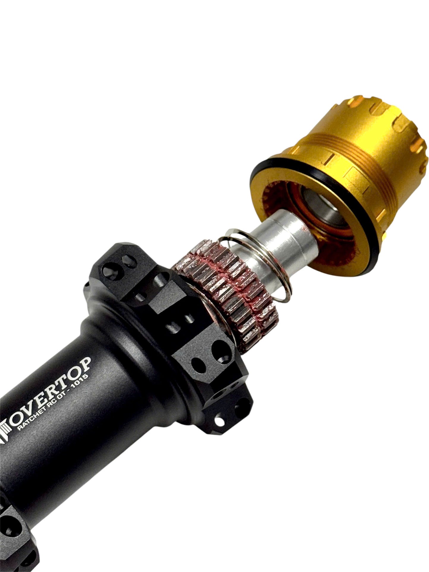 Overtop Bicycle Hub 28/28H, 12x110mm- 12x148mm, 6 Bolt (matte black)