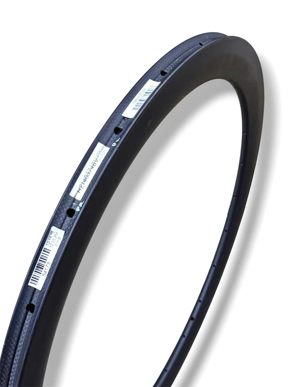 700C matte carbon disc brake rim, 24 spoke holes, 50mm depth, tubular type