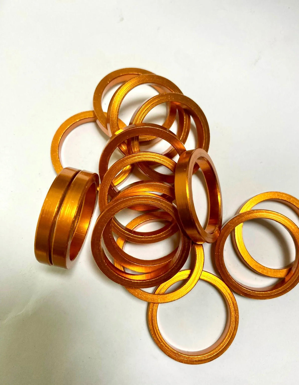 5mm Plain Aluminum Bicycle Headset Spacer – Unbranded, Multi-Color, Universal Fit