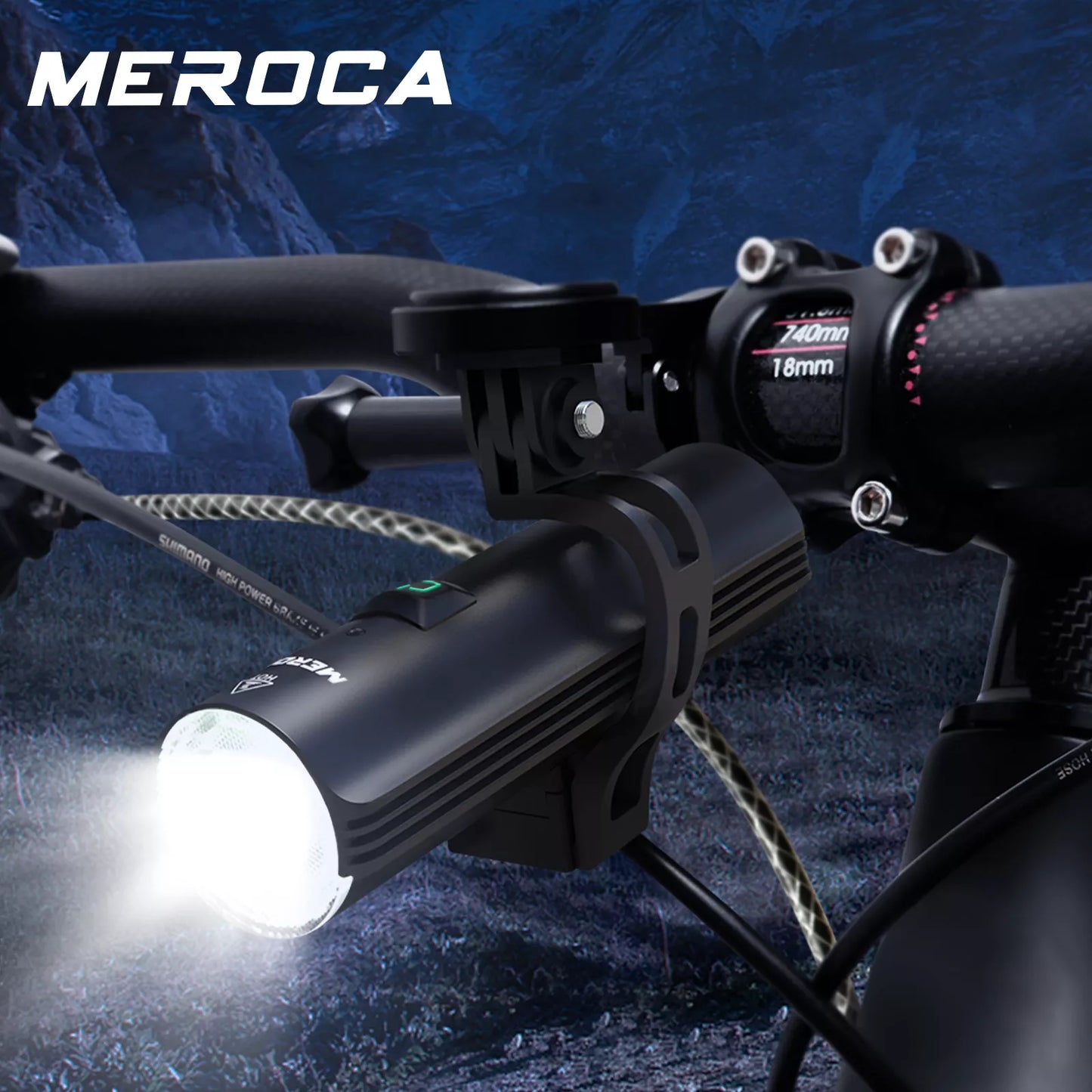 MEROCA-Smart bicycle headlight