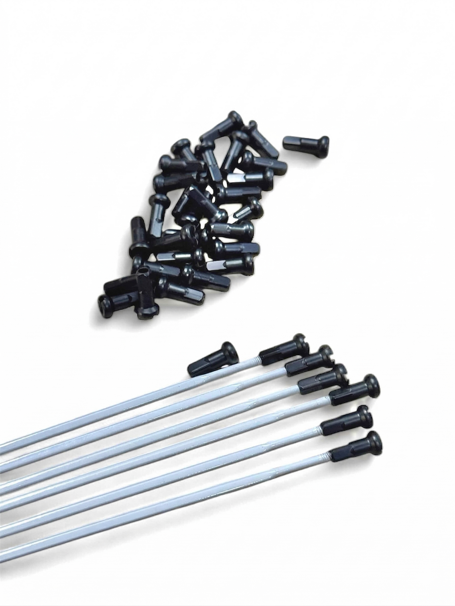 Pillar Aero Steel Spokes – White Painted, J-BEND (2.5mm Flat Width)