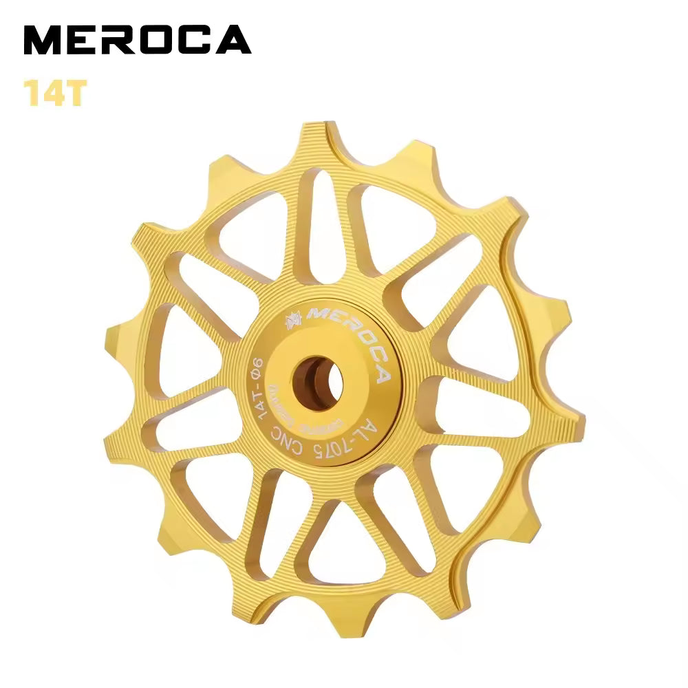 Aluminum alloy guide gear set with 12/14 teeth, using ceramic bearings - MEROCA