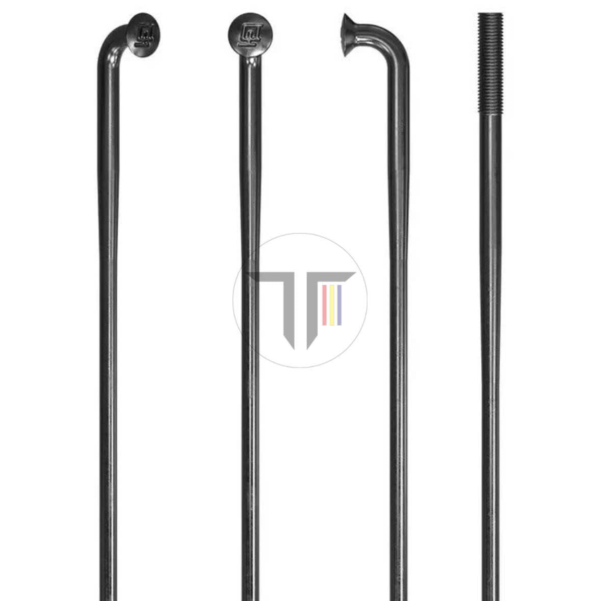 DTswiss high-end banana-shaped spokes (SCO) Round hook 2.0/1.8