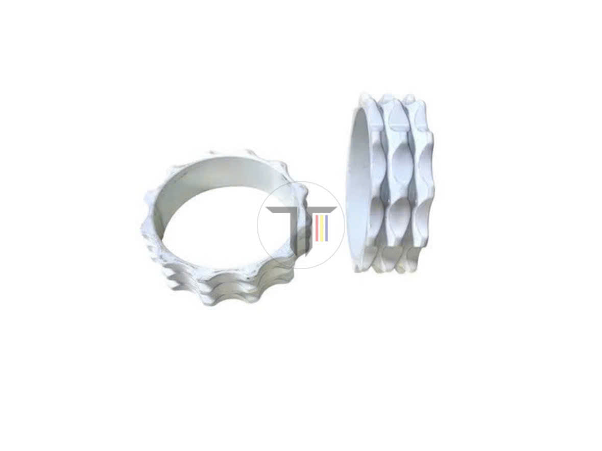 Bicycle Fork Neck Pad - CNC Aluminum Spike Pattern