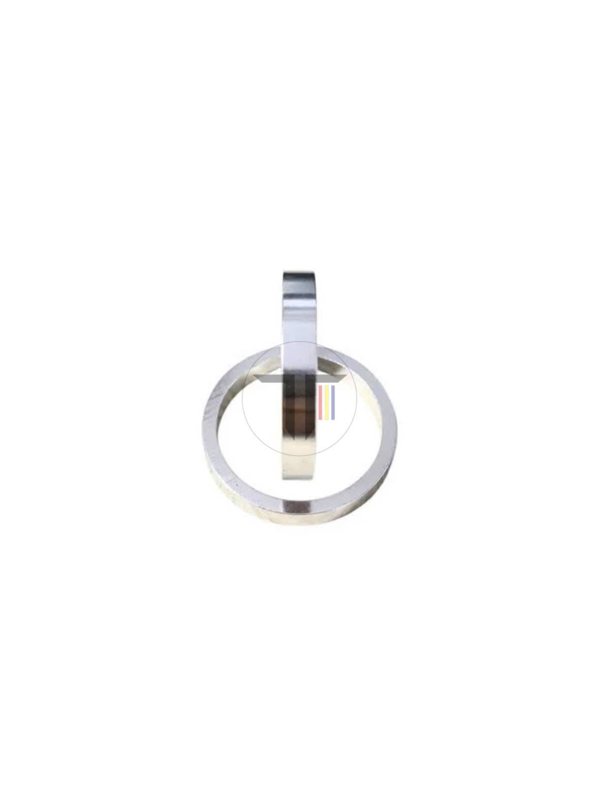 Bicycle fork neck gasket - smooth aluminum