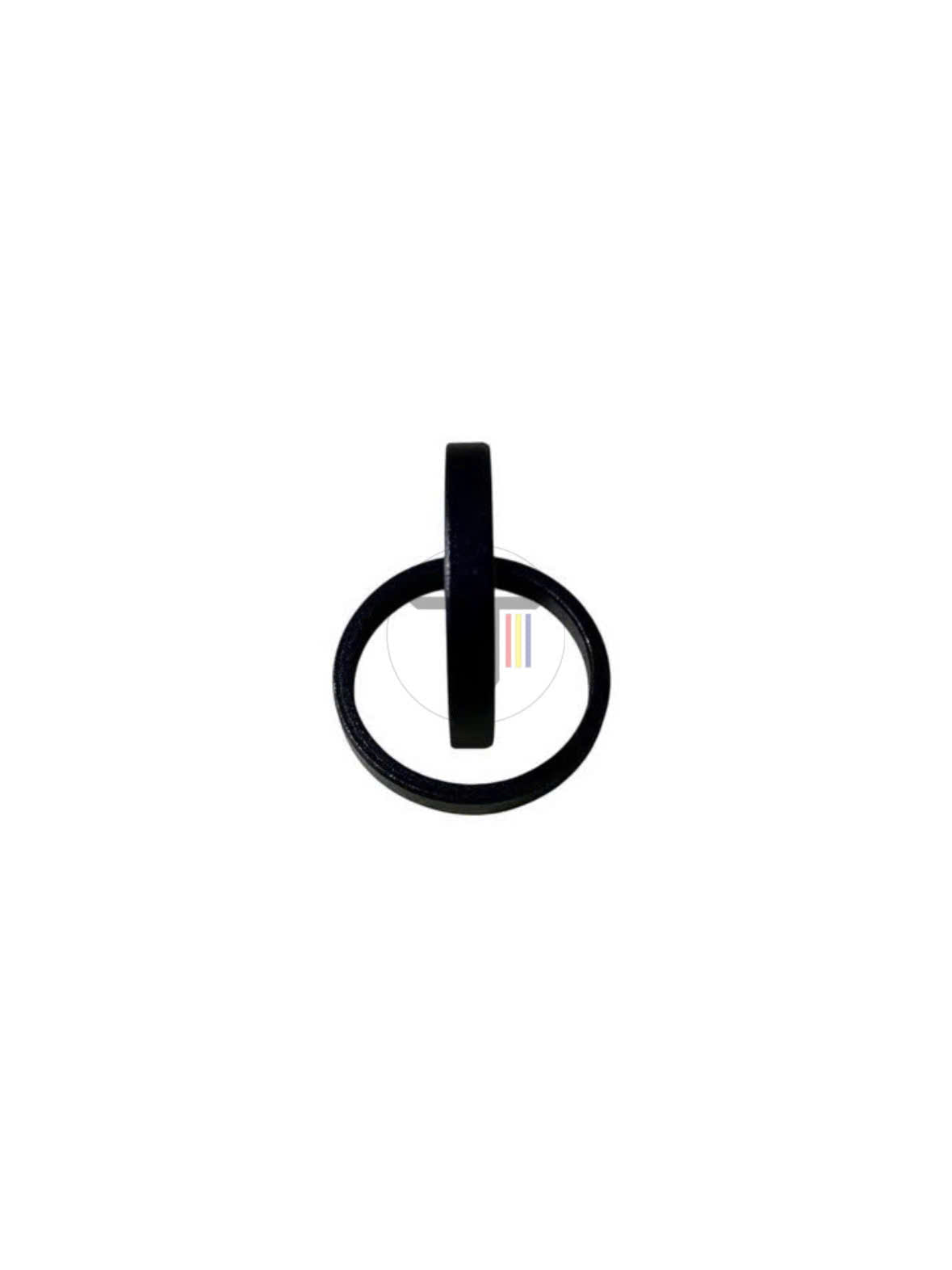 Bicycle fork neck gasket - smooth aluminum
