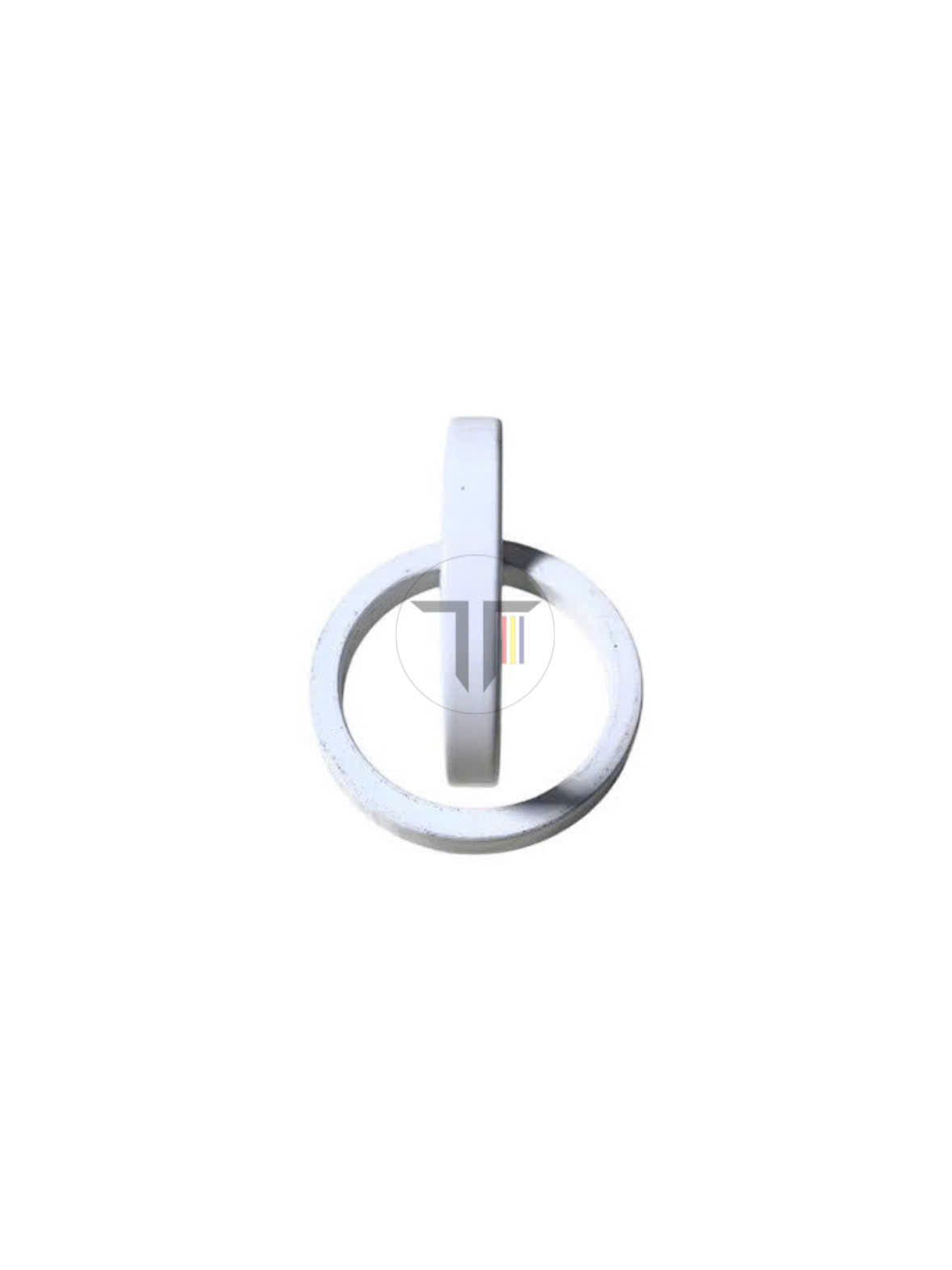 Bicycle fork neck gasket - smooth aluminum