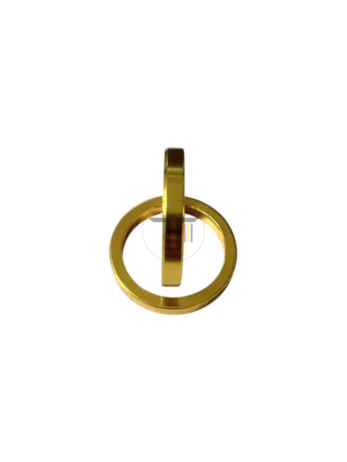 Bicycle fork neck gasket - smooth aluminum