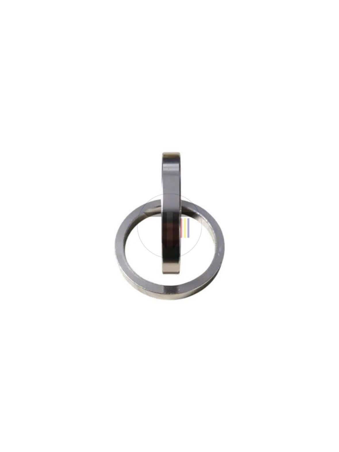 Bicycle fork neck gasket - smooth aluminum