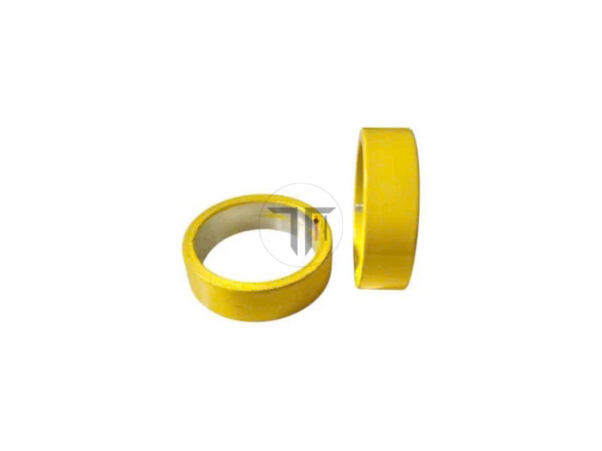 Bicycle fork neck gasket - smooth aluminum