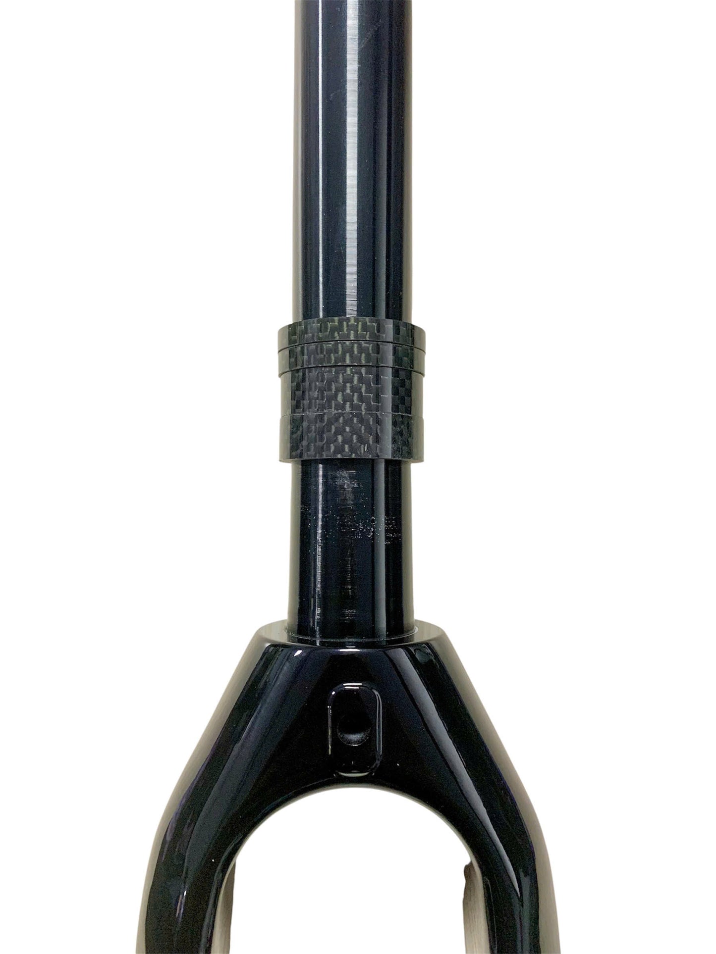 Bicycle fork neck gasket - carbon