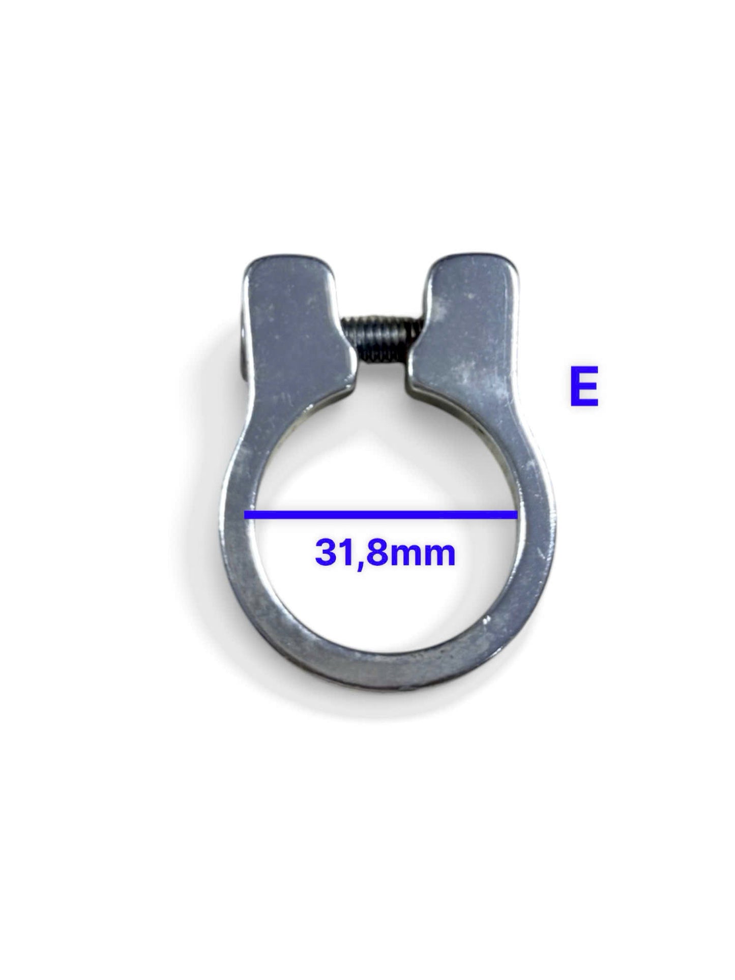 Aluminum seatpost clamp with non-standard screw for bicycles, high-quality