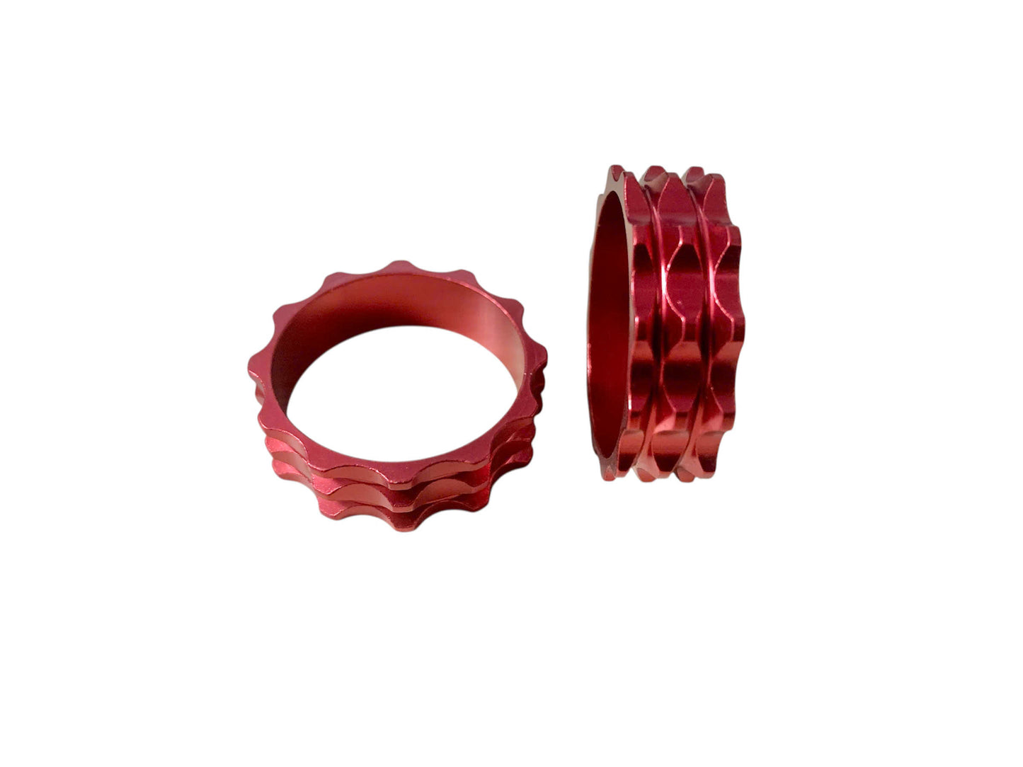 Bicycle Fork Neck Pad - CNC Aluminum Spike Pattern