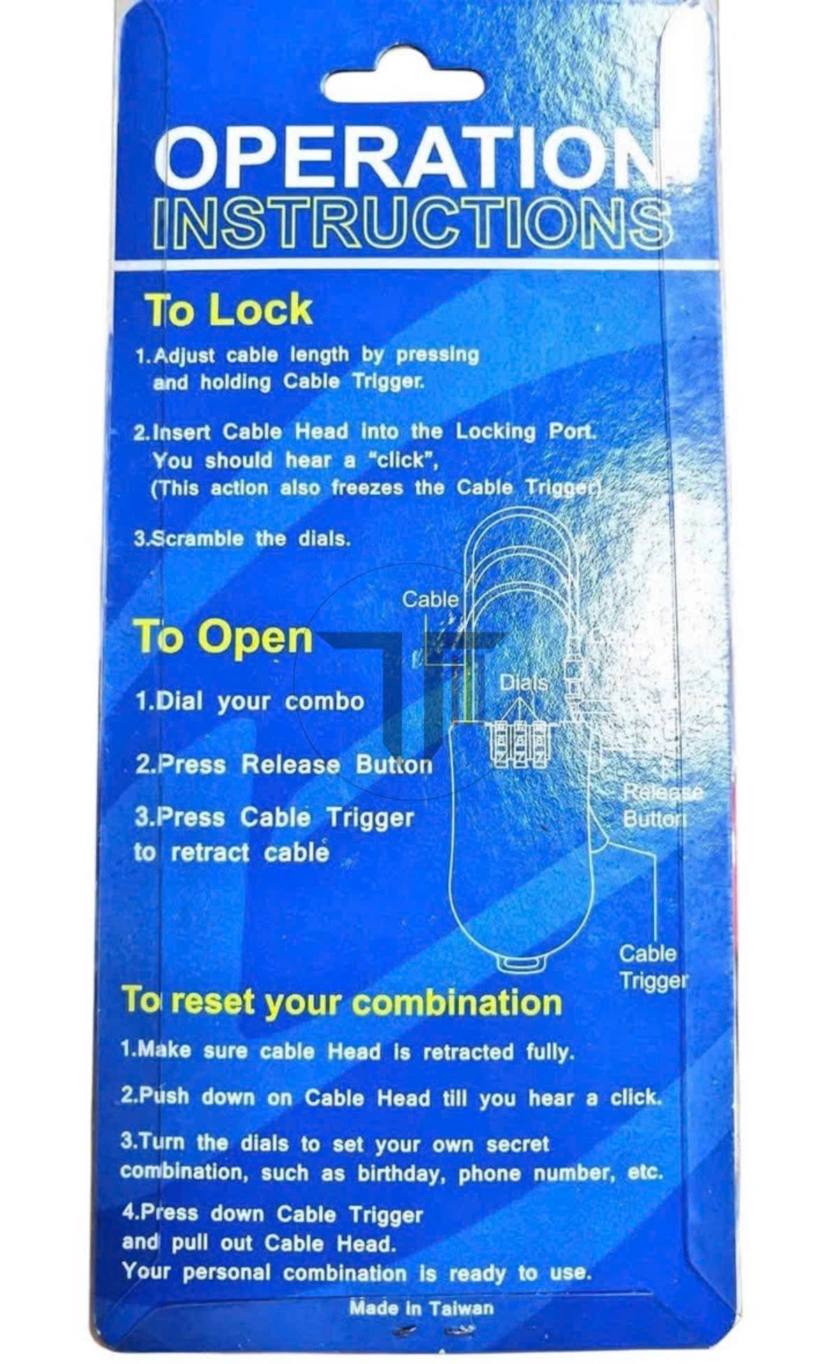 Convenient BLUE lock