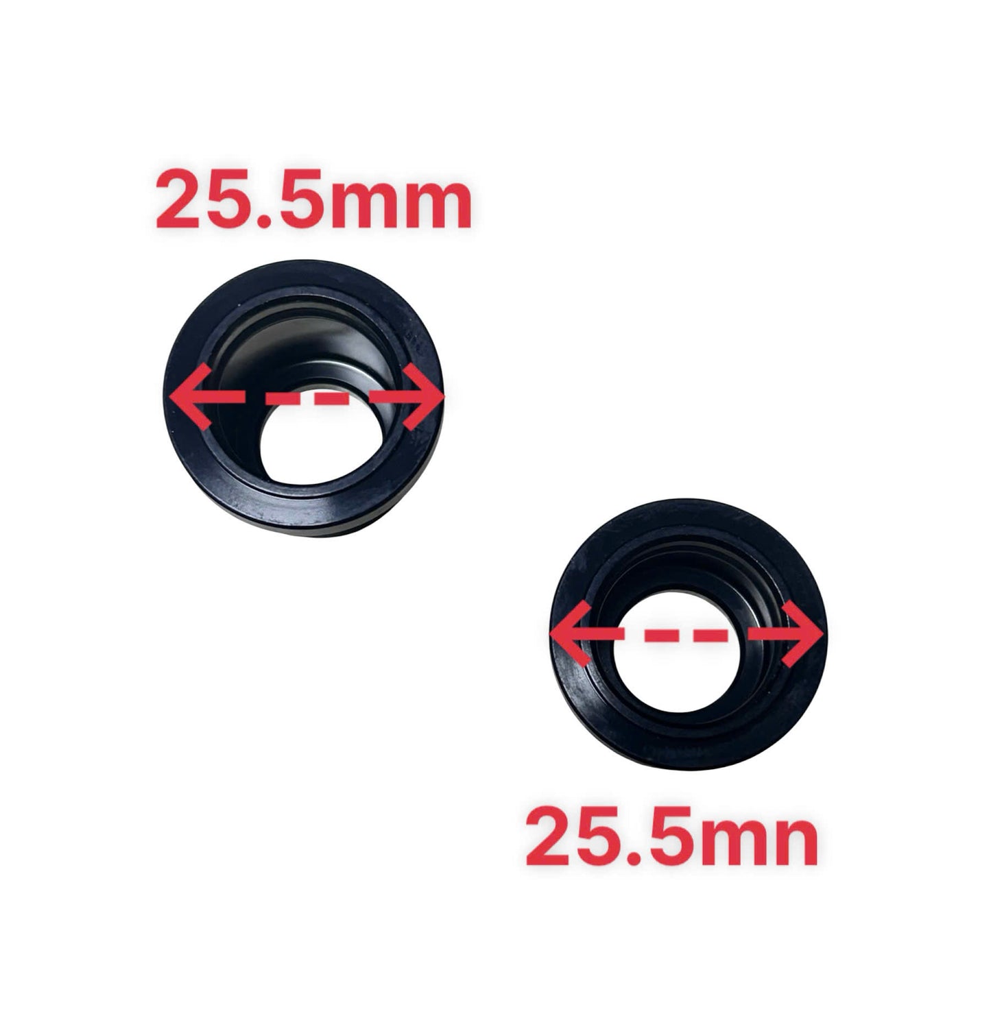 VITTORIA endcaps for font hub VFD24(VAMF) 12/100mm axle