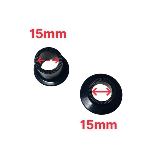 Vittoria hub end adapter cap VAKF Left 15mm/Right 15mm