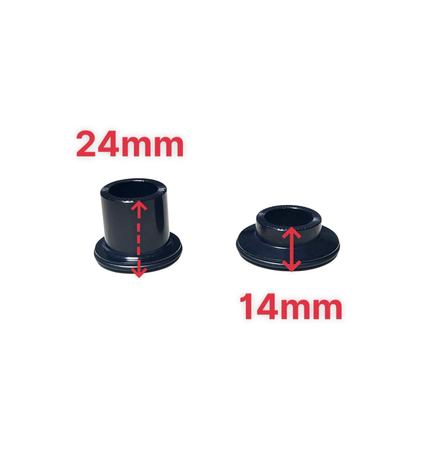 Vittoria hub end adapter cap VAKF Left 15mm/Right 15mm