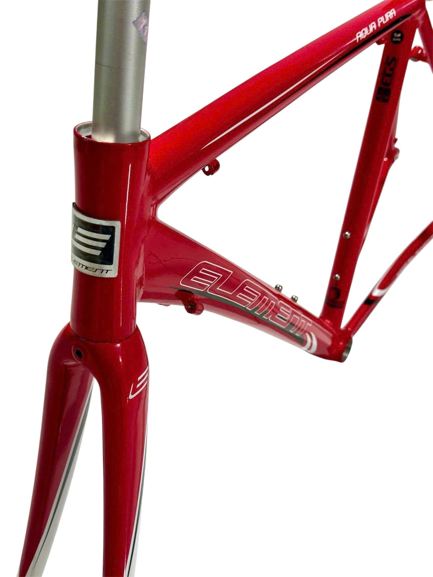 Aluminum road frame + fork ELEMENT RED