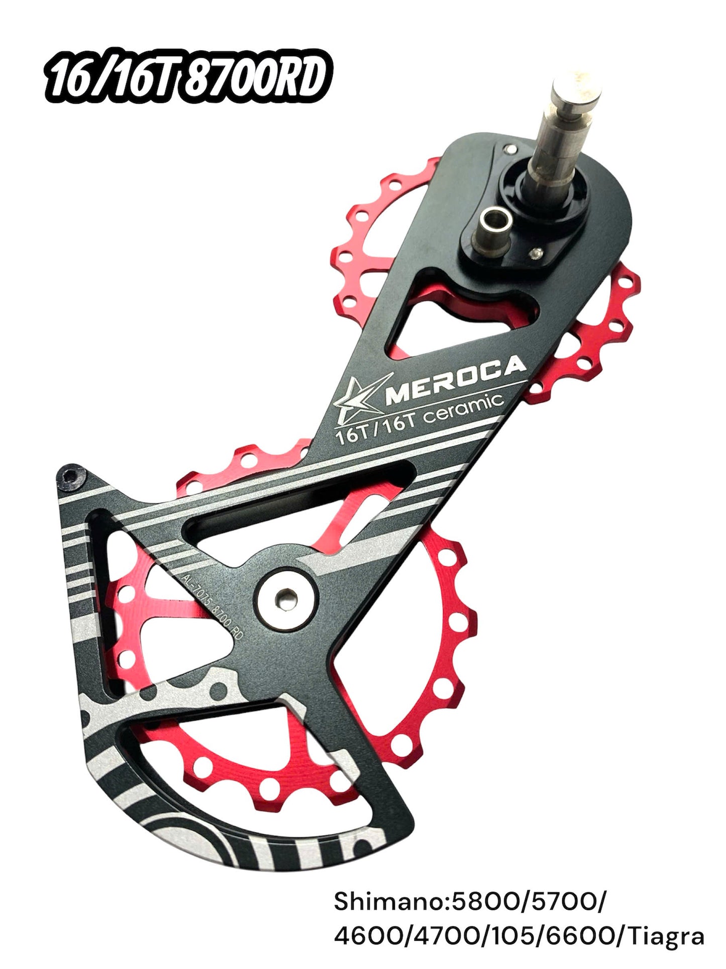 MEROCA -Aluminum Alloy 16T Ceramic Guide Wheel Bicycle Derailleur Pulley