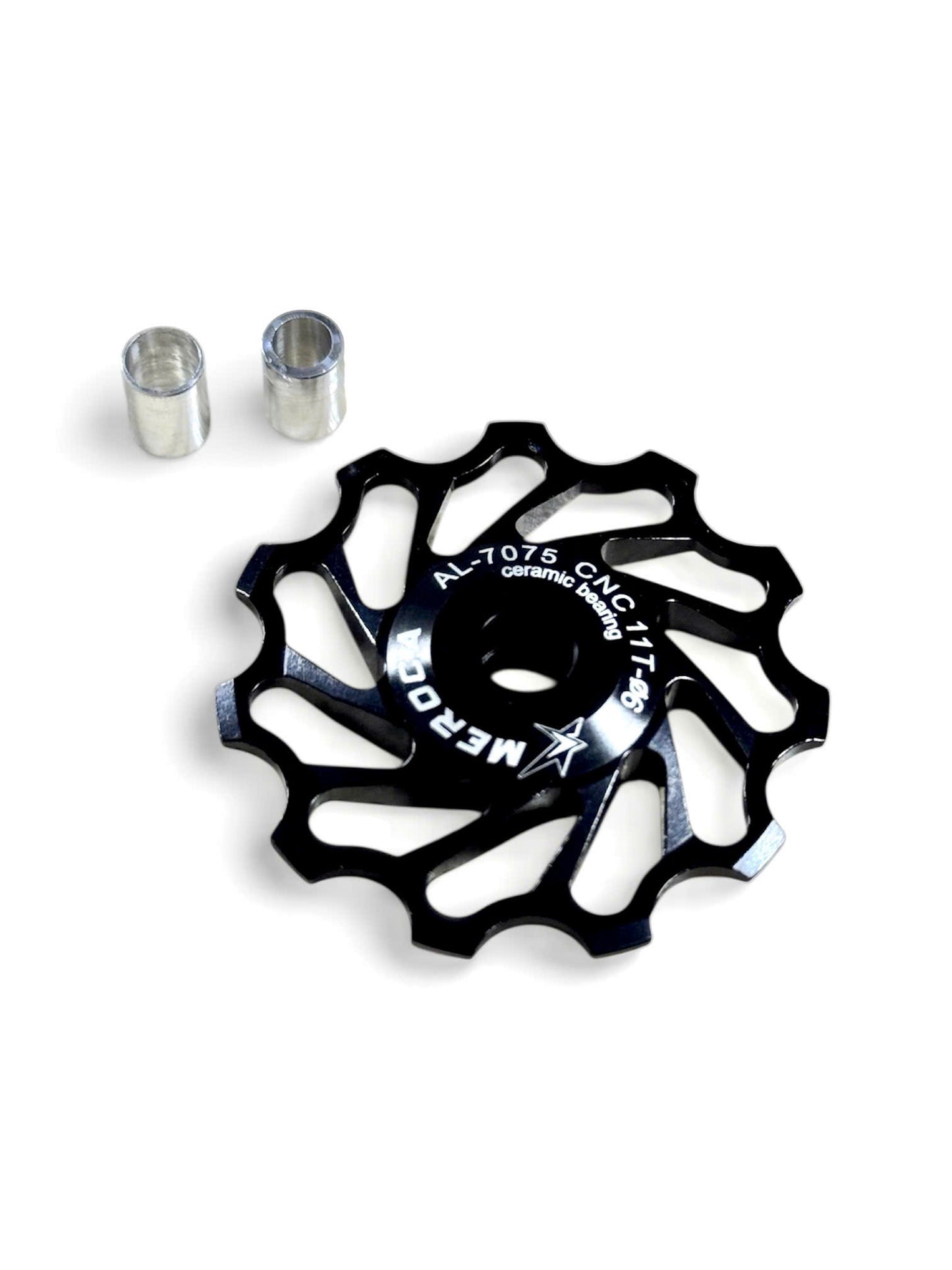 Aluminum alloy guide gear set with 11/13 teeth, using ceramic bearings - MEROCA