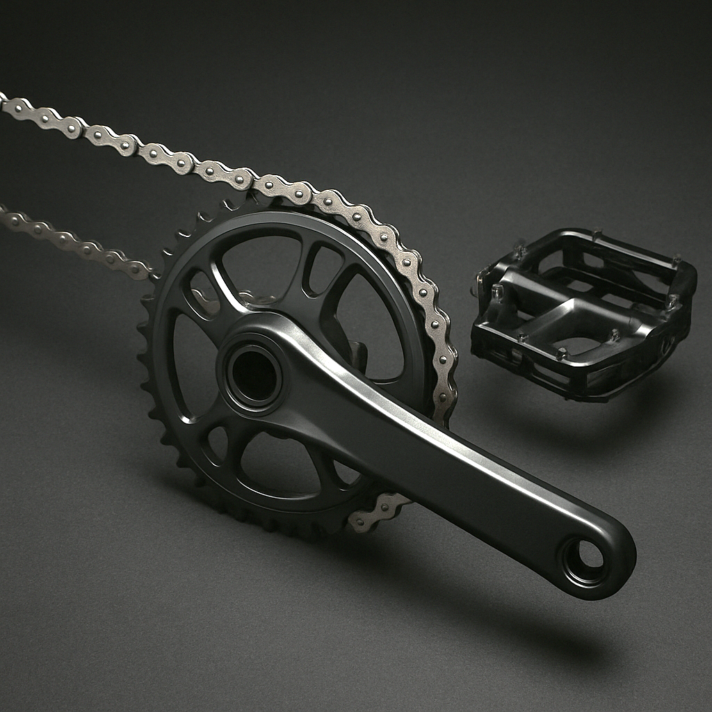 Crank - Chain - Pedal