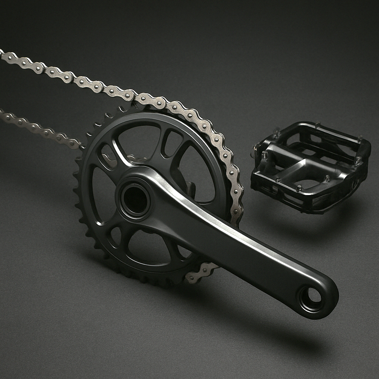 Crank - Chain - Pedal