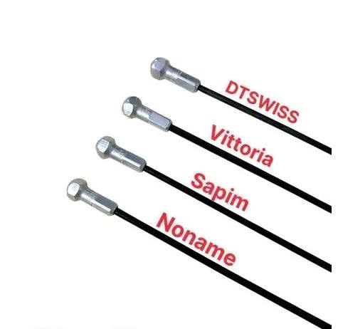 Ultralight aluminum bicycle spoke nipples - ABS-ACI 12mm - 2.0mm