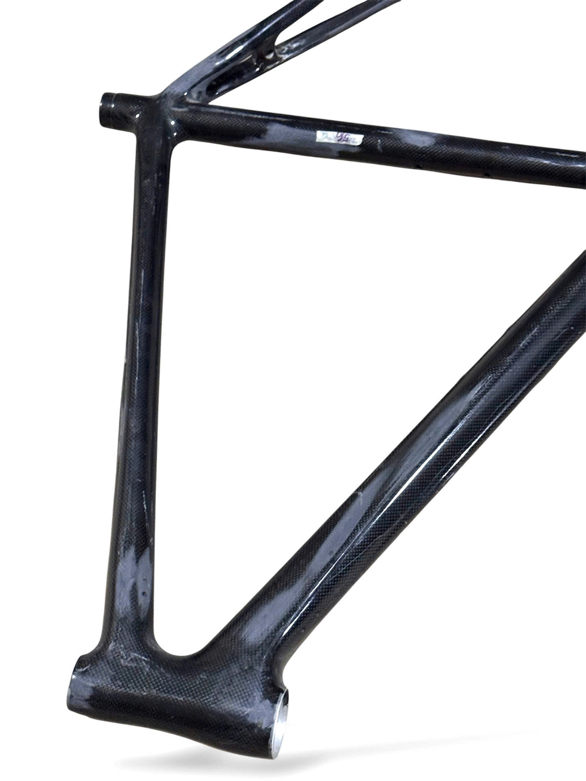 Raw Carbon Road Bike Frame 700c (56cm Seat Tube x 56cm Top Tube) - Stlye 4 (Fork Not Included) - Please Read Description Carefully