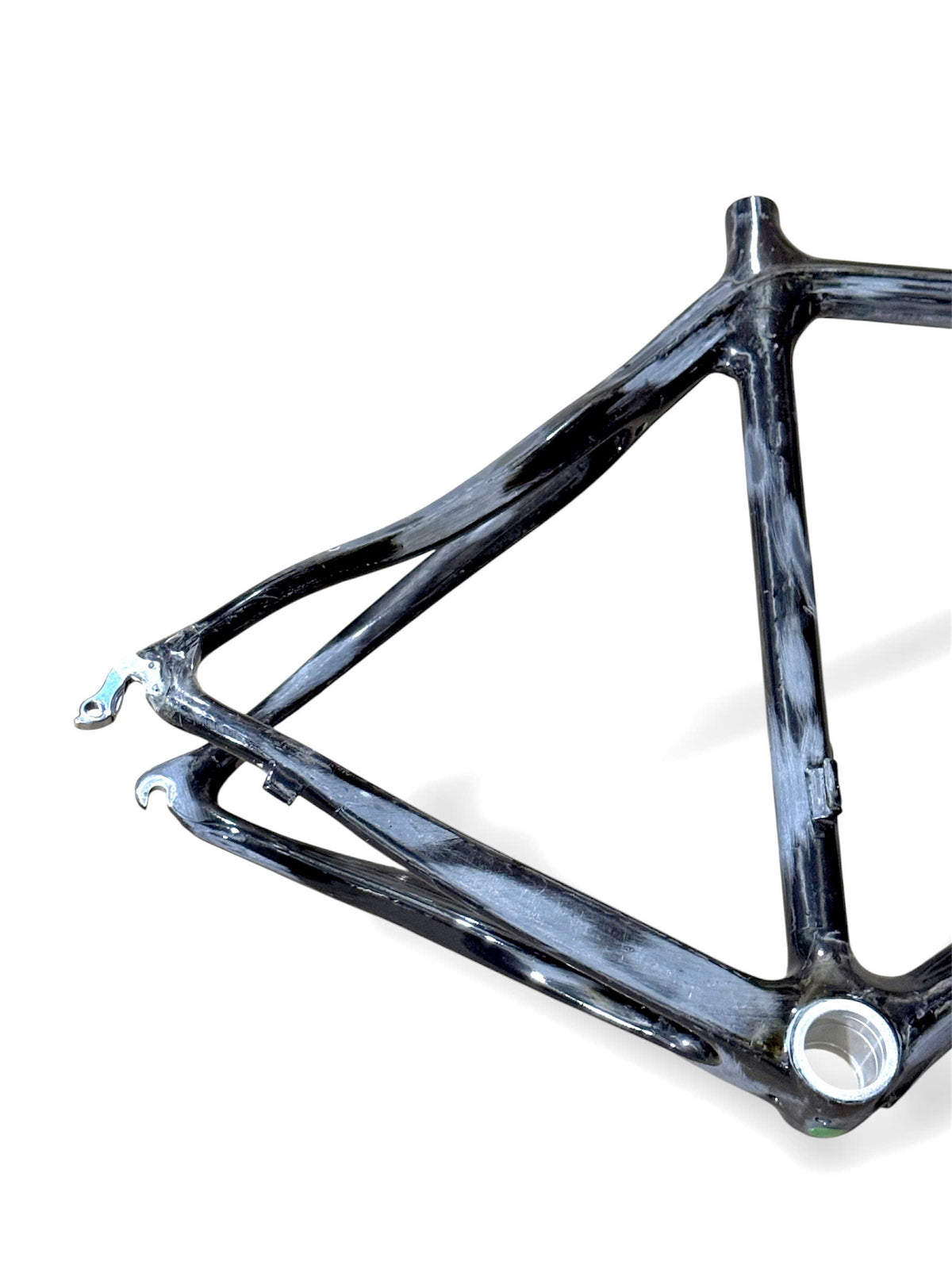 Unpainted/Raw 700c Carbon Road Bike Frame (Seat Tube 56cm x Top Tube 55cm) - TYPE 5 (FORK NOT INCLUDED) - Please read description carefully - For bicycles