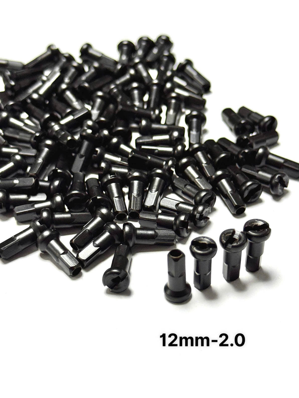 Brass Bicycle Spoke Nipples – 12mm / 14mm / 16mm (2.0mm & 1.8mm) [PLEASE CHECK VARIATIONS CAREFULLY BEFORE ORDERING]