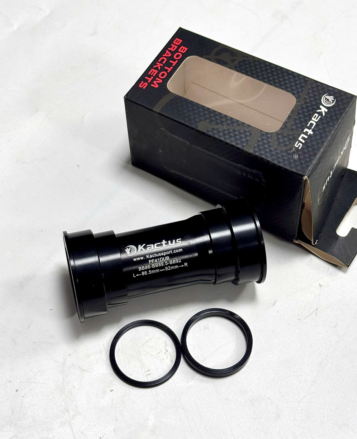 Kactus Ceramic Bottom Bracket (BB) - Press Fit 41mm Shell for 24/29/30mm Spindle (PF4124/PF4124LS/PF41DUB/PF4130)