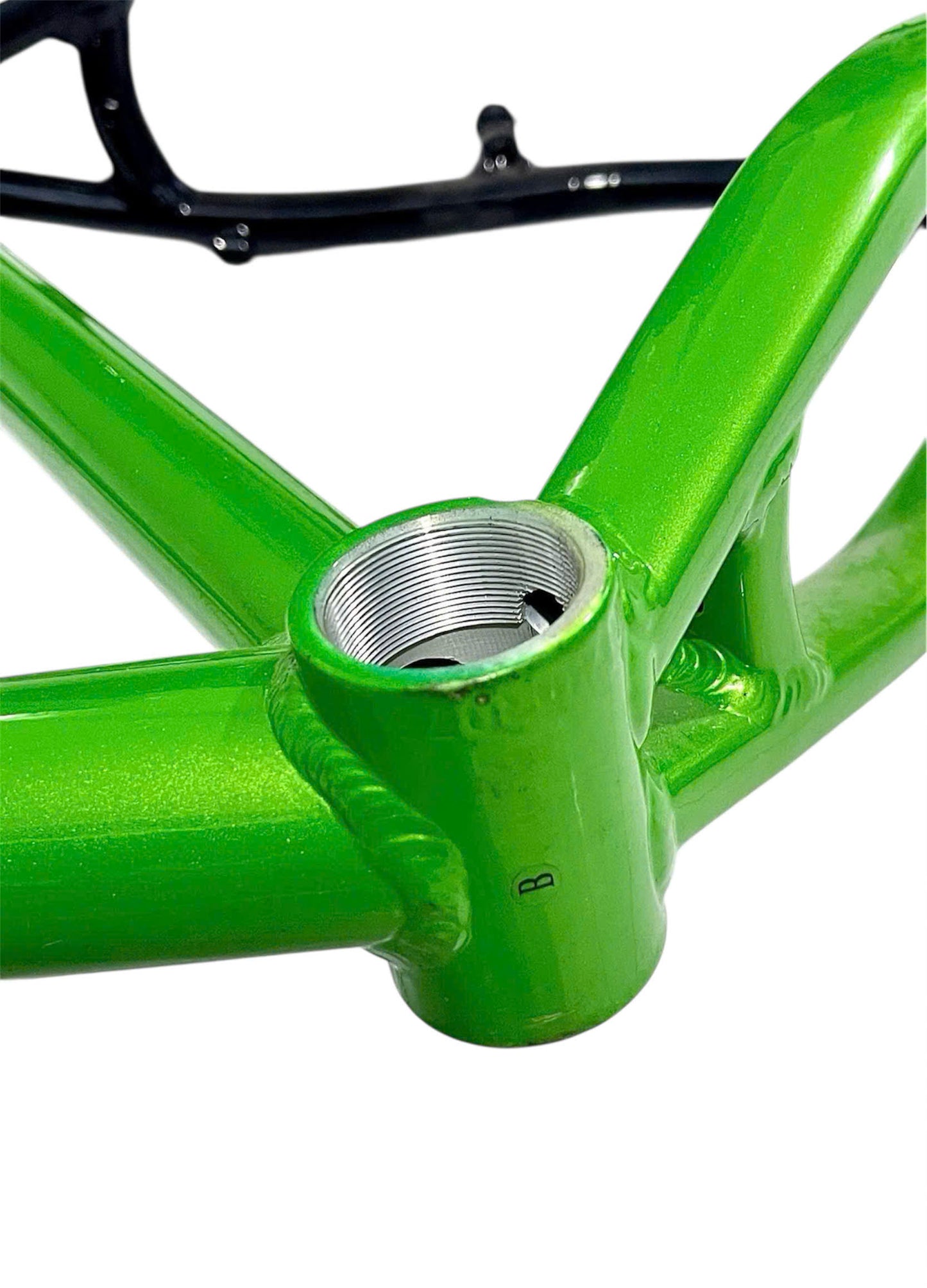 Black and Green Mosso 26-inch MTB Aluminum Frame