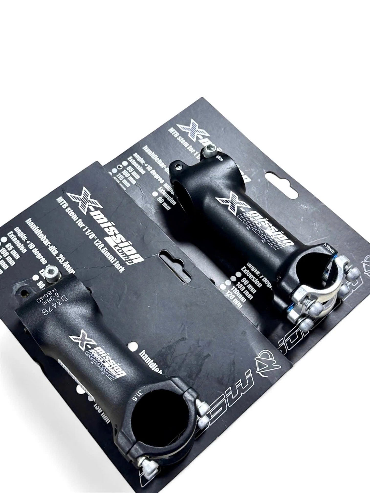X-Mission Comp Aluminum Bike Stem - 31.8mm & 25.4mm clamp