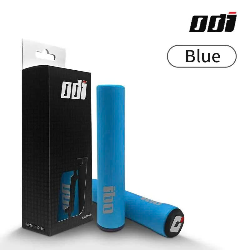 ODI High-Density Foam Bike Grips - Sweat-Absorbent & Ultra-Light - Includes Handlebar End Plugs