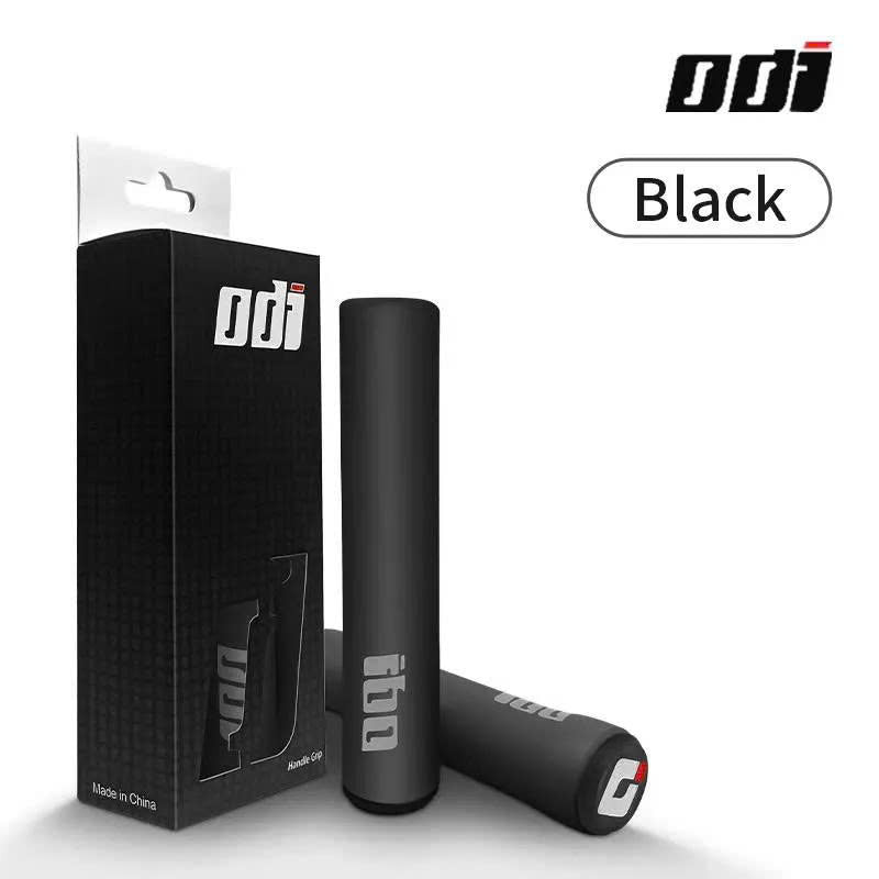 ODI High-Density Foam Bike Grips - Sweat-Absorbent & Ultra-Light - Includes Handlebar End Plugs