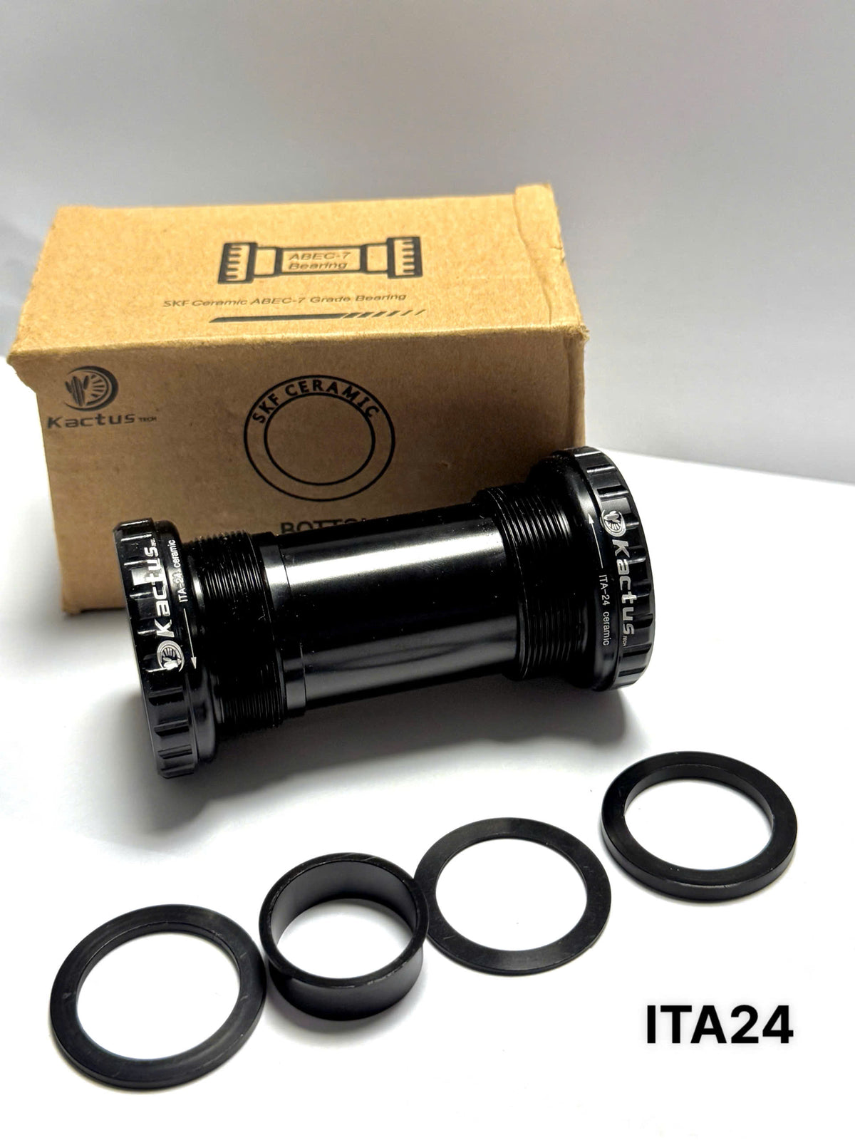 Genuine Kactus High-End Bike Italian Thread 36mm Bottom Bracket with SKF Ceramic Bearings
