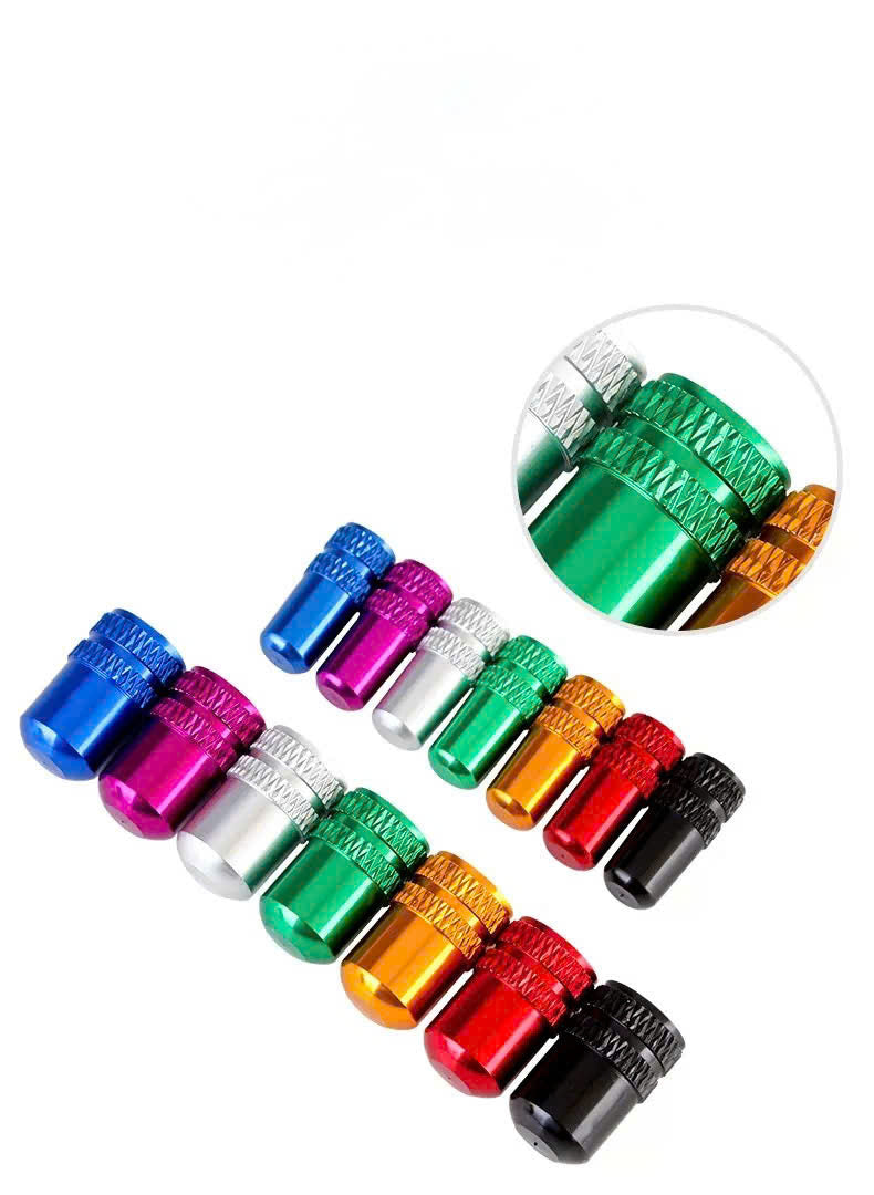 Premium CNC Aluminum Alloy American Valve Caps (Large Valve)