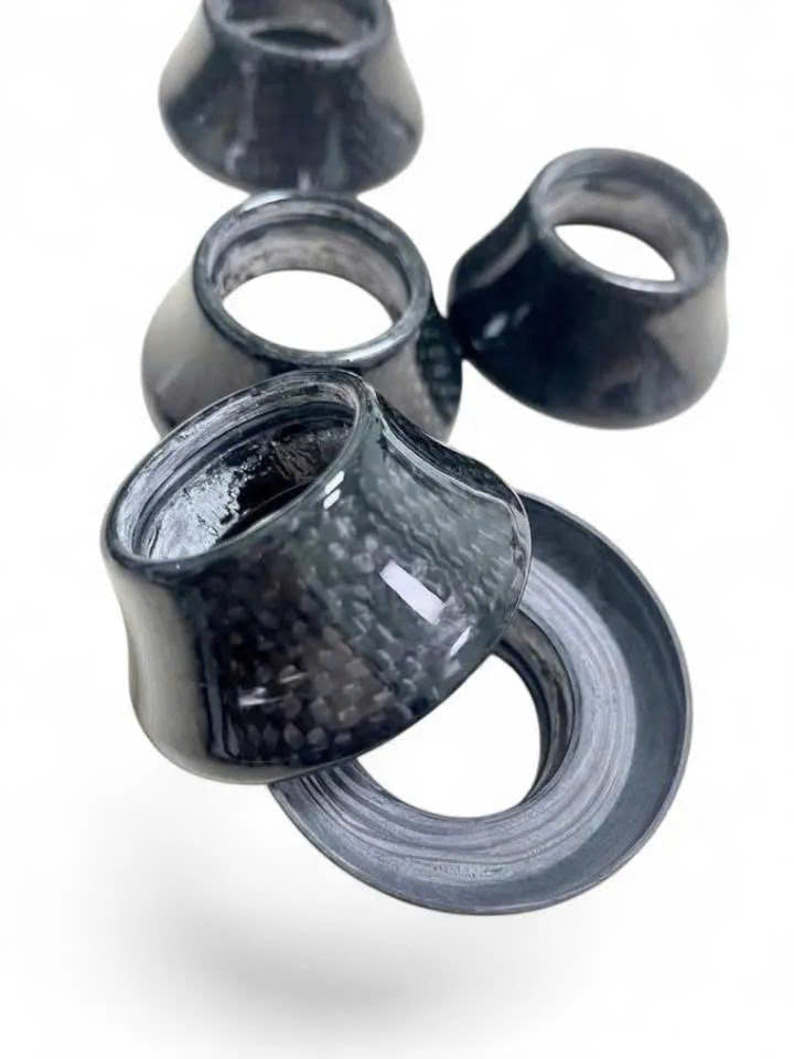 Carbon Fiber Headset Spacers/Top Caps (15mm & 23mm) for Bikes