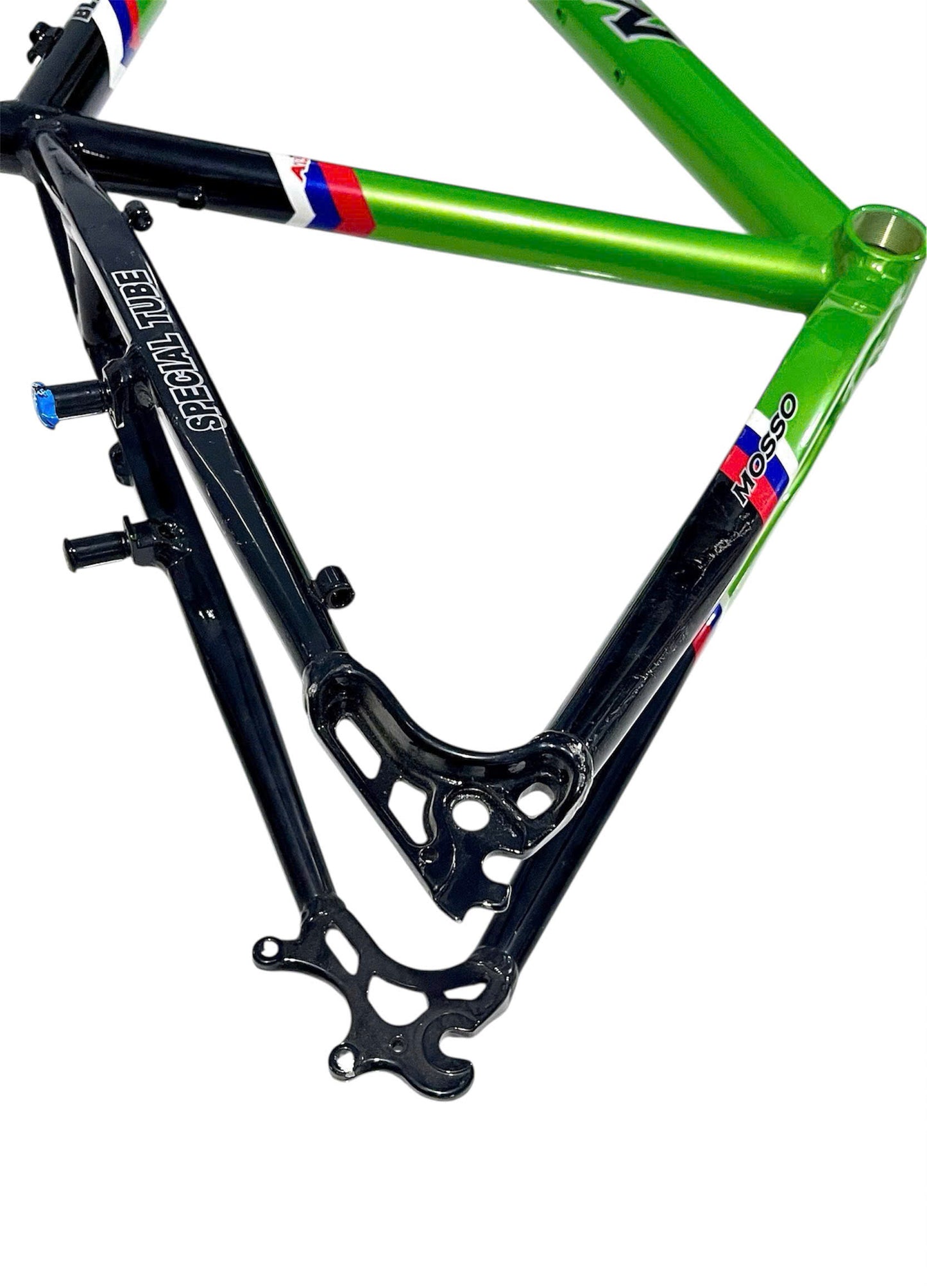 Black and Green Mosso 26-inch MTB Aluminum Frame