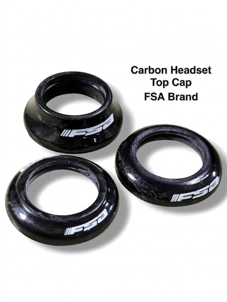 FSA Carbon Headset Top Cap (8mm / 8.5mm / 15mm) for bicycles