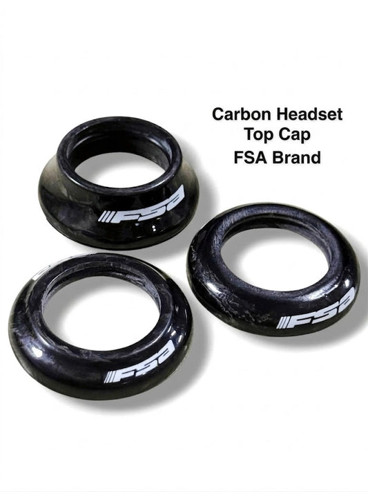 FSA Carbon Headset Top Cap (8mm / 8.5mm / 15mm) for bicycles