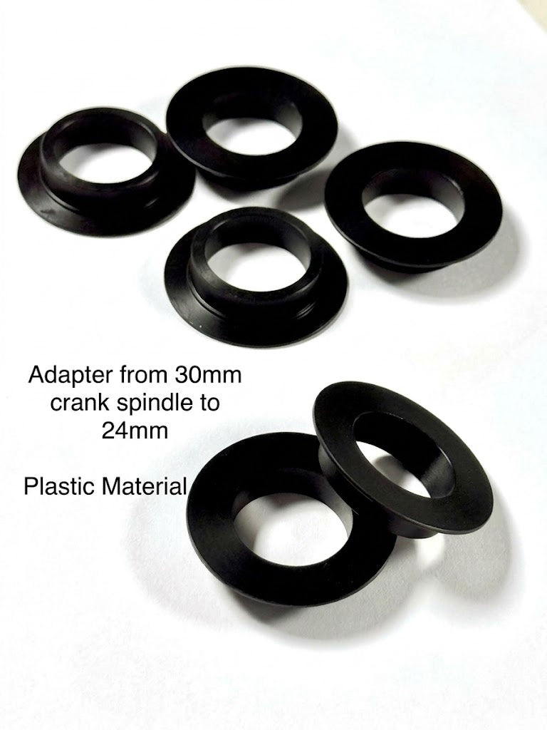 30mm to 24mm plastic bottom bracket spindle adapter set
