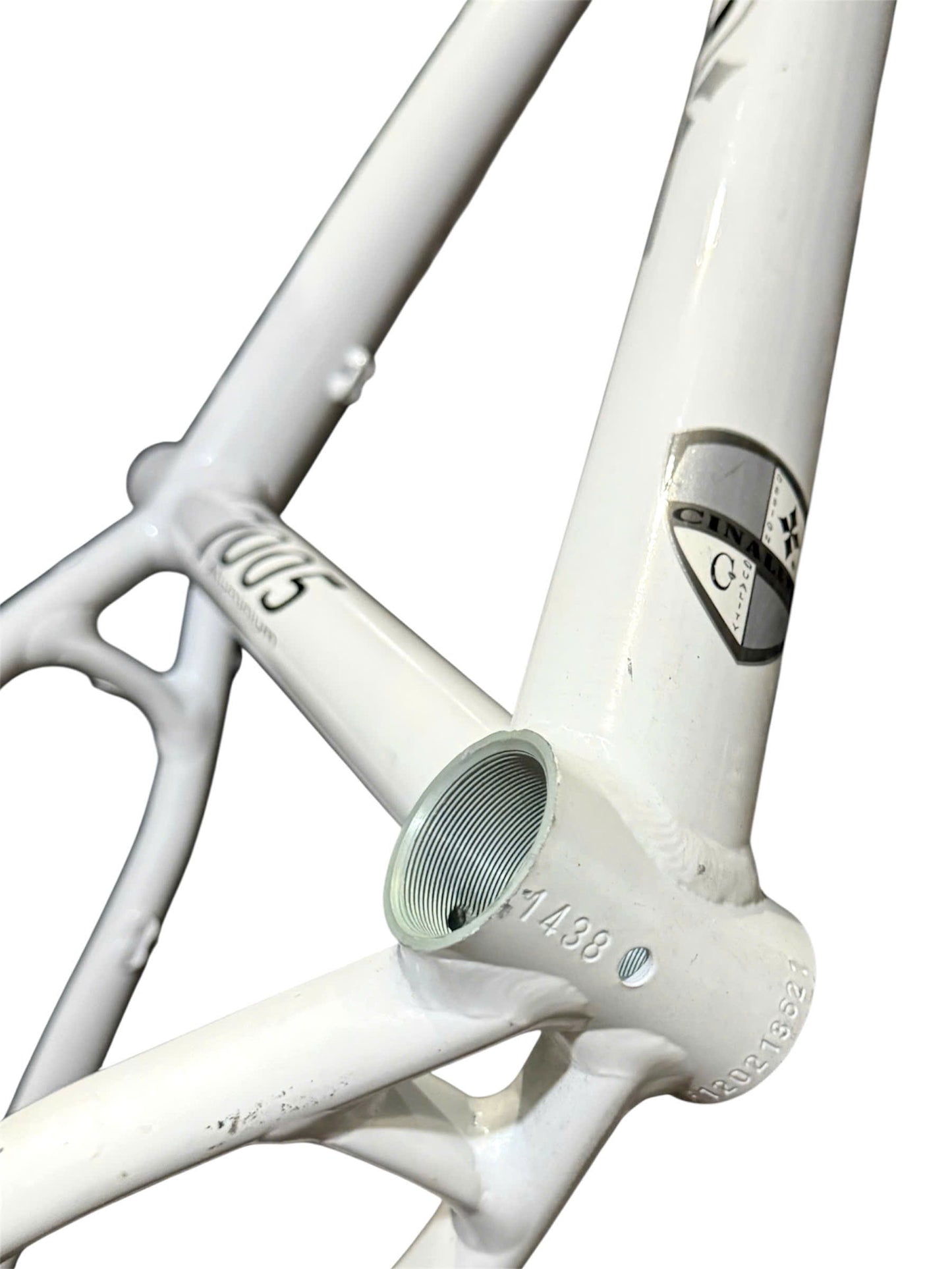 CINALINI GROUP MTB FRAME 27.5" – GLOSSY WHITE PAINT