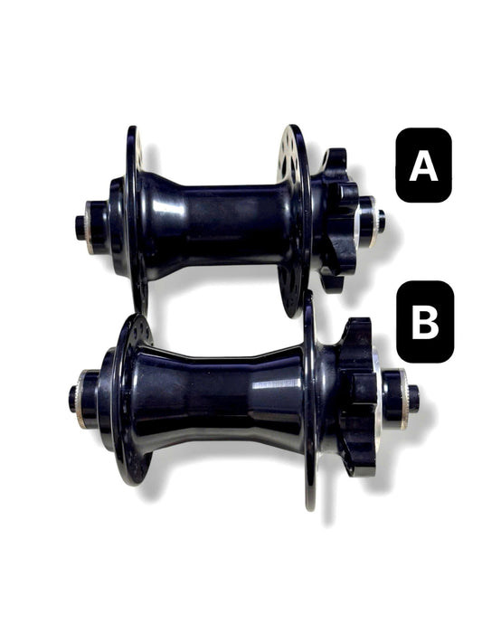 Single Bicycle Front Hub 32-Hole 6-Bolt, J-Bend Spoke 6-Bolt Disc Brake Hub (NOT A PAIR, SKEWER NOT INCLUDED)
